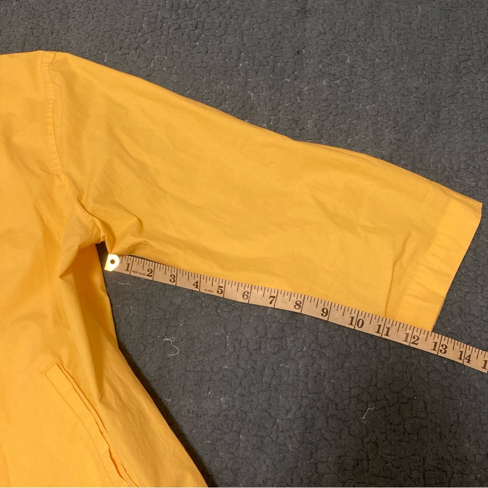Polo Ralph Lauren Harrington Jacket  Pony Embroidered Yellow Cotton Size L - Picture 11 of 16